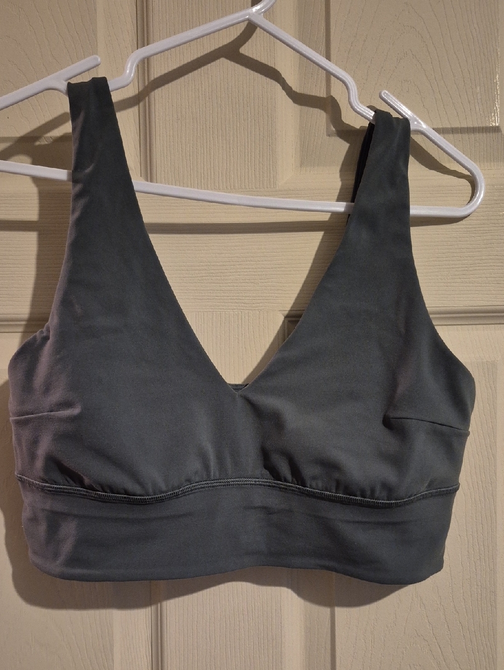 🍋 Lululemon Align V-Neck Bra *Light Support, C/D Cup Dark Forest Sz 12